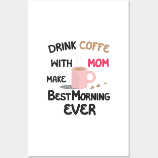 cute coffee mom Posters and Art